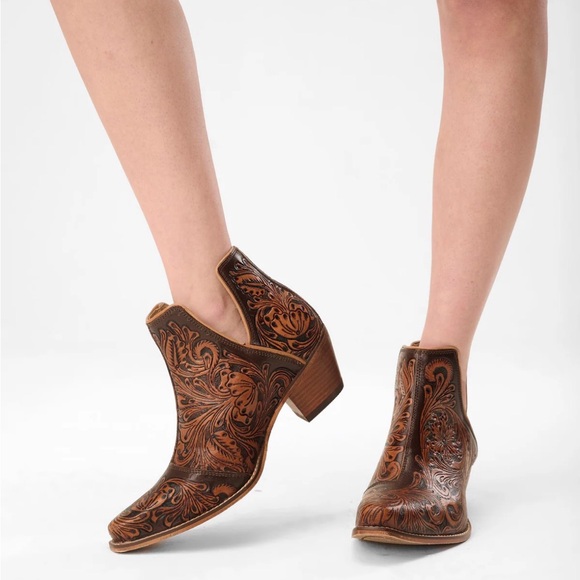 Loyal West x Myra Handtooled Booties - Picture 5 of 5